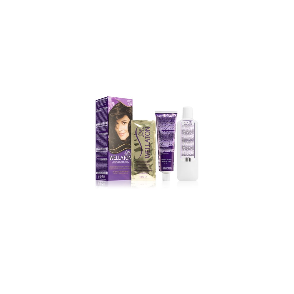 Wella Wellaton Permanent Color Crème 3/0 Dark Brown