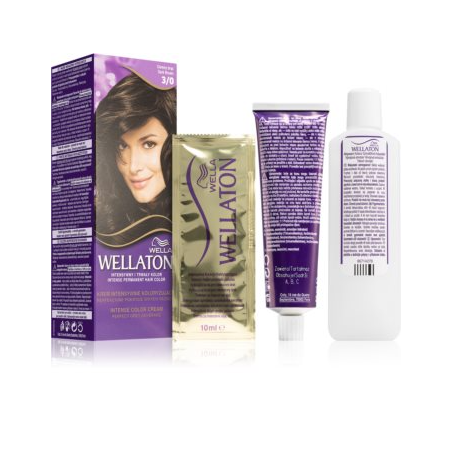 Wella Wellaton Permanent Color Crème 3/0 Dark Brown