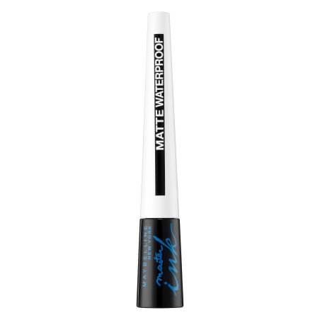 Maybelline New York Eyeliner Waterproof Master Ink Matte Waterproof black, 2.5 ml