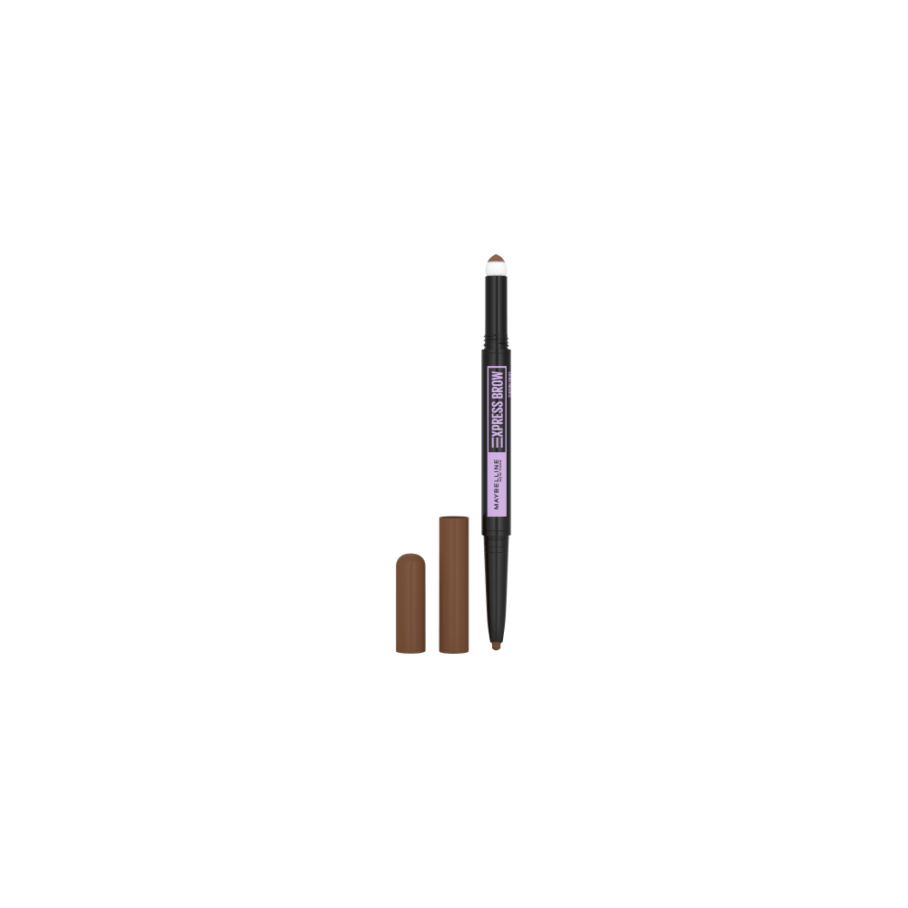 Maybelline New York Eyebrow pencil Express Brow Satin Duo 02 Medium Brown, 1 piece