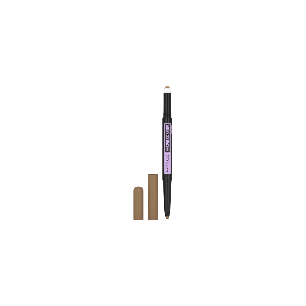 Maybelline New York Eyebrow pencil Express Brow Satin Duo 01 Dark Blonde, 1 piece