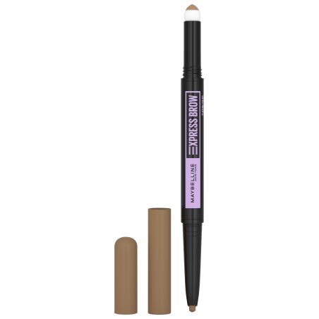 Maybelline New York Eyebrow pencil Express Brow Satin Duo 01 Dark Blonde, 1 piece