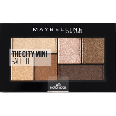 Maybelline New York Eyeshadow palette The City Mini Palette 400 rooftop bronzes, 6 g
