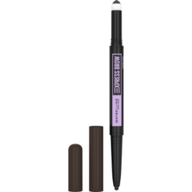 Maybelline New York Eyebrow pencil Express Brow Satin Duo 05 Black Brown, 1 piece