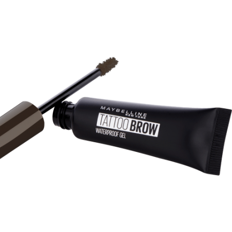 Maybelline New York Eyebrow pencil Tattoo Brow Waterproof Gel 06 deep brown, 6.8 ml
