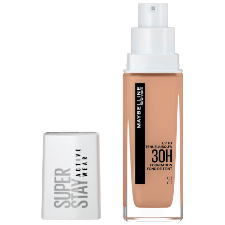 Maybelline New York Make-up Super Stay Active Wear Foundation 21 Nude Beige, 30 ml