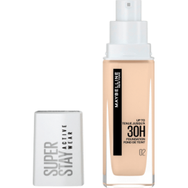 Maybelline New York Make-up Super Stay Active Wear Foundation 02 Naked Ivory, 30 ml