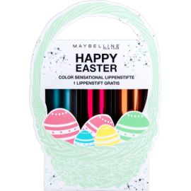 Maybelline New York Easter Basket Set (Color Sensational Lipsticks 207 + 148 + 942)