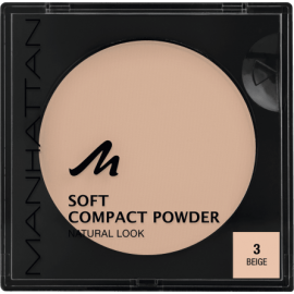 MANHATTAN Cosmetics Soft Compact Powder (3 Beige) 9 g