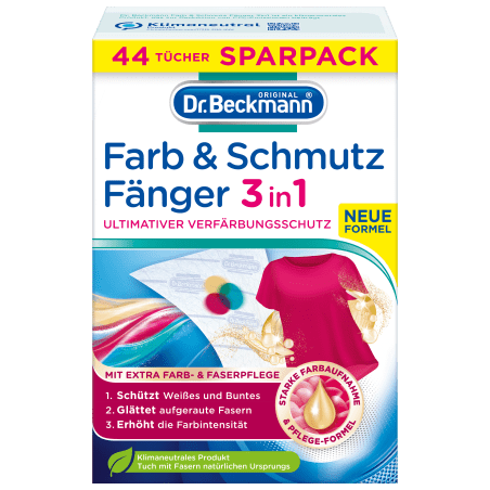 Dr. Beckmann Color and dirt trap 3in1, 44 pcs