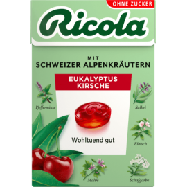 Ricola Eucalyptus Cherry sugar-free 50 g