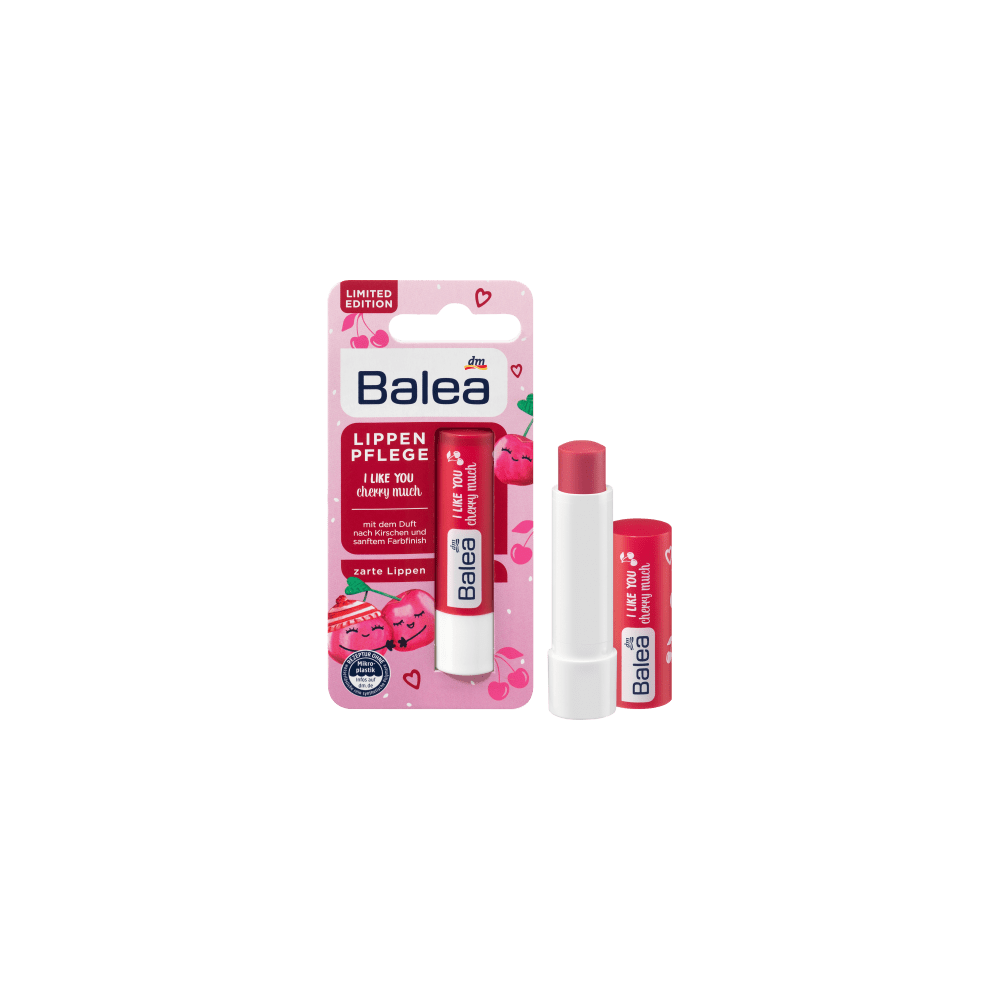 Balea Ich mag dich – sehr kirschiger Lippenbalsam 4,8 g