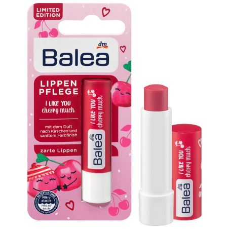 Balea Ich mag dich – sehr kirschiger Lippenbalsam 4,8 g