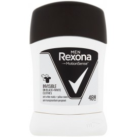 Rexona Men Unsichtbar auf schwarzer und weißer Kleidung Antiperspirant-Deo-Stick 50 ml / 1,7 oz