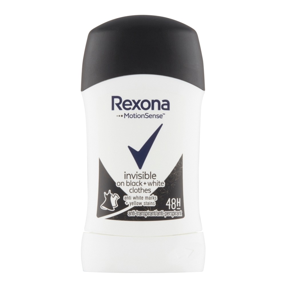 Rexona Invisible On Black + White Clothes Anti-Transpirant Stick 40 ml