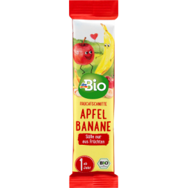 dmBio Fruit bar apple-banana from 1 year, 25 g