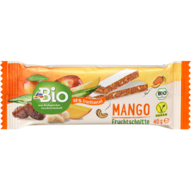 dmBio Fruit bar mango, 40 g
