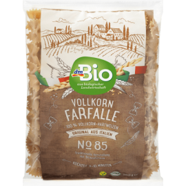 dmBio Wholemeal farfalle, 500 g