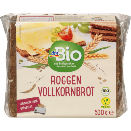 dmBio Bread, rye wholemeal bread, 500 g