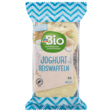 dmBio yoghurt rice cakes, 100 g