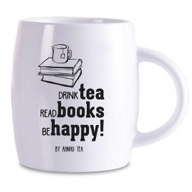 Ahmad Tea Mein bester Teatime‑Freund 1, 30 Teebeutel, Tee trinken Bücher lesen Glücklich sein Tasse