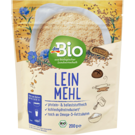 dmBio Flour, flax flour, 200 g