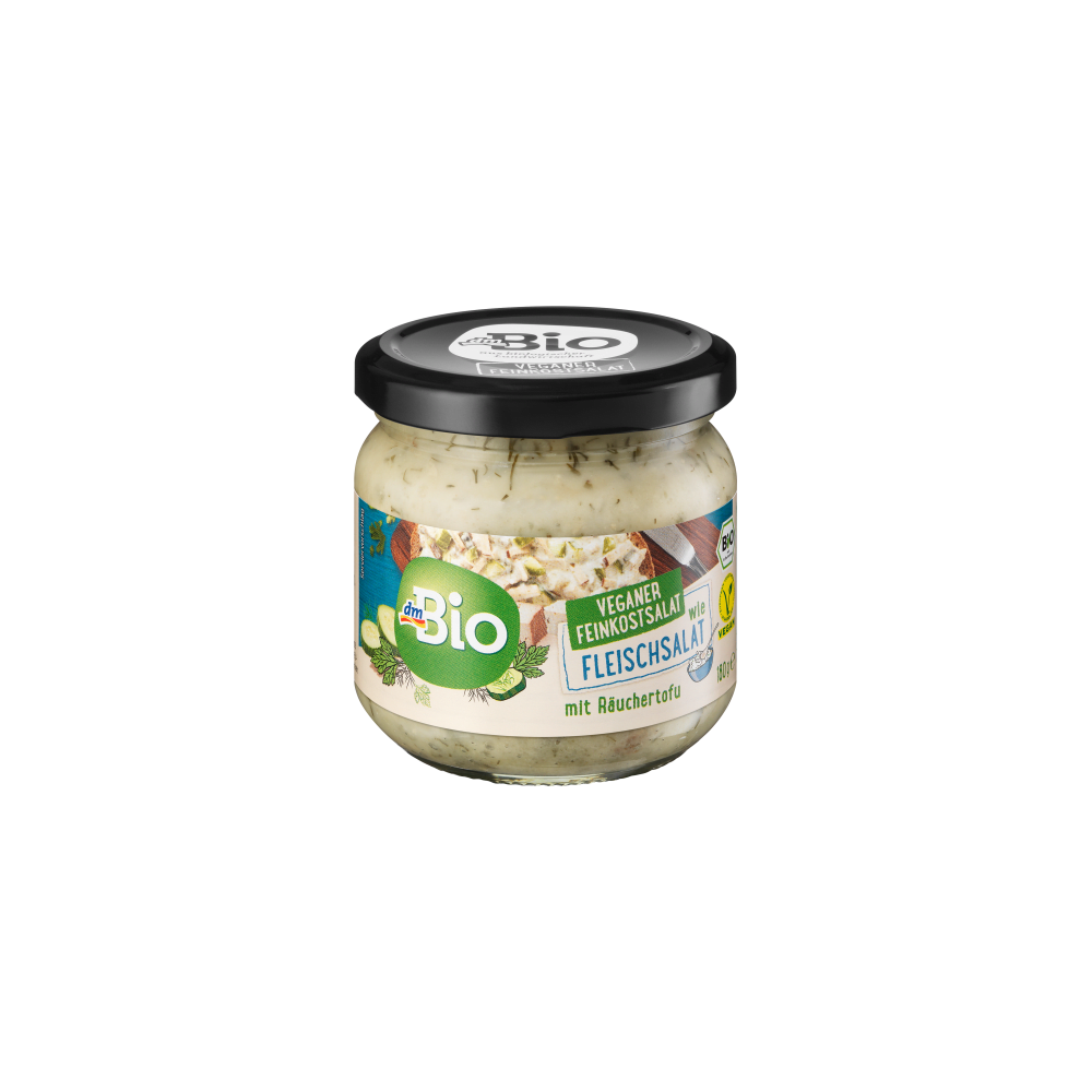 dmBio Vegan delicatessen salad like meat salad, 180 g