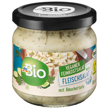 dmBio Vegan delicatessen salad like meat salad, 180 g