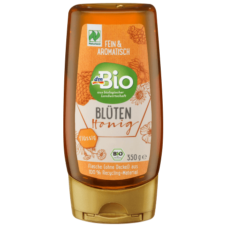 dmBio Honey, blossom honey, Naturland, 350 g