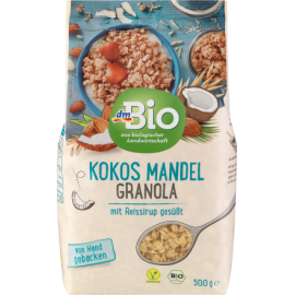 dmBio Crunchy muesli coconut almond granola, 500 g