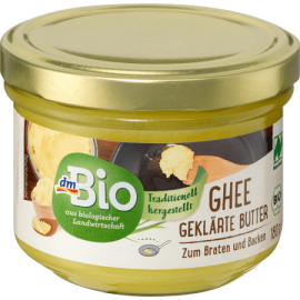 dmBio Ghee, clarified butter, Naturland, 180 g