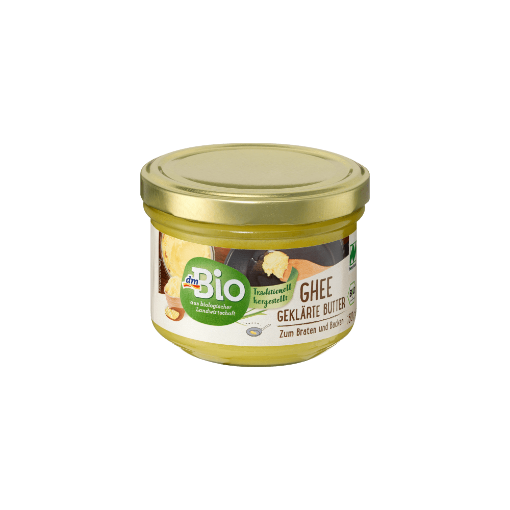 dmBio Ghee, clarified butter, Naturland, 180 g