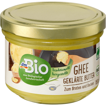 dmBio Ghee, clarified butter, Naturland, 180 g