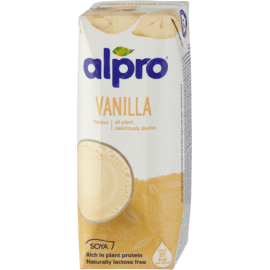 Alpro vanilla soy drink,...