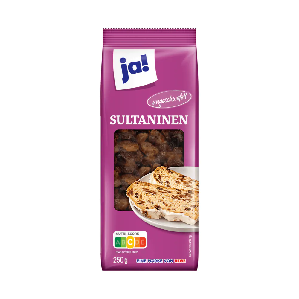 ja! Sultanas 250g
