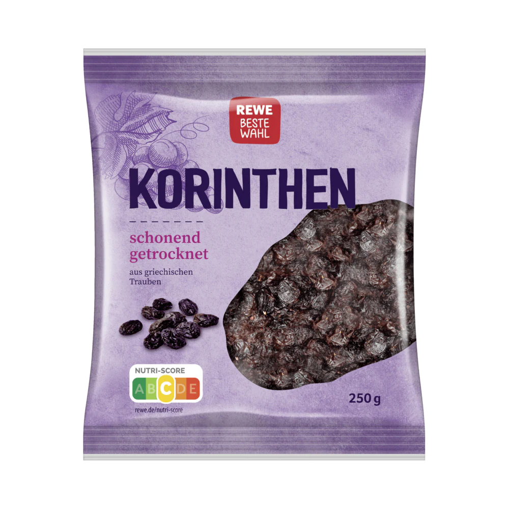 REWE Best Choice Currants 250g