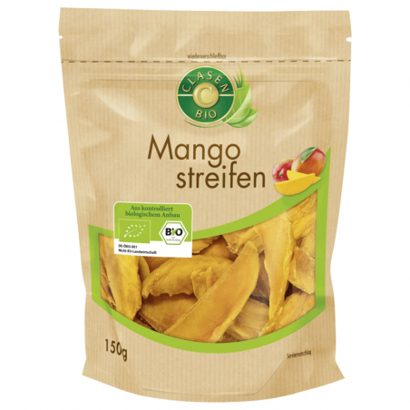 Clasen bio mango strips 150g