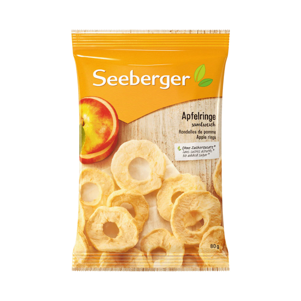 Seeberger apple rings extra 80g