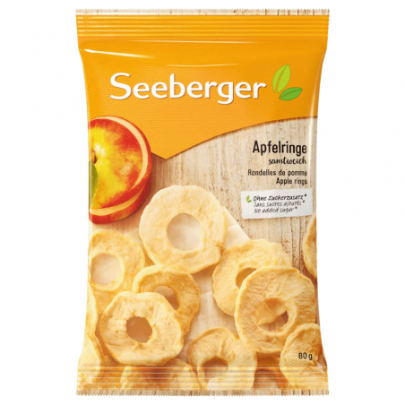 Seeberger apple rings extra 80g