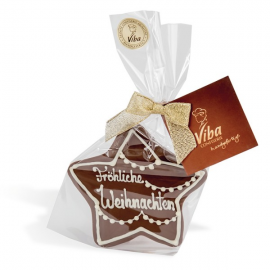 Viba confectionery chocolate star "Merry Christmas", 35 g