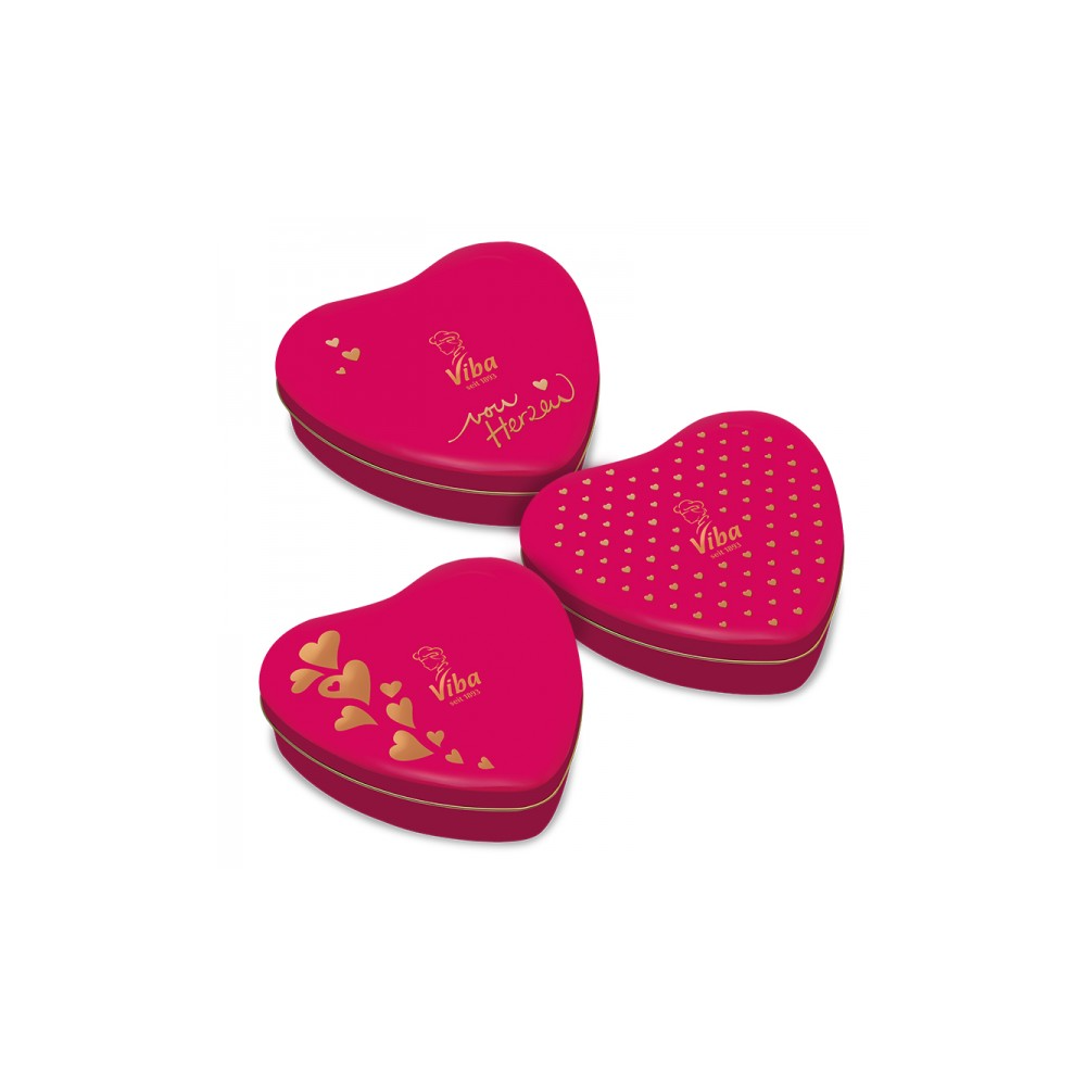 Viba gift box heart, 90 g