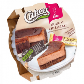 Viba Cakees nougat cheesecake, 450 g