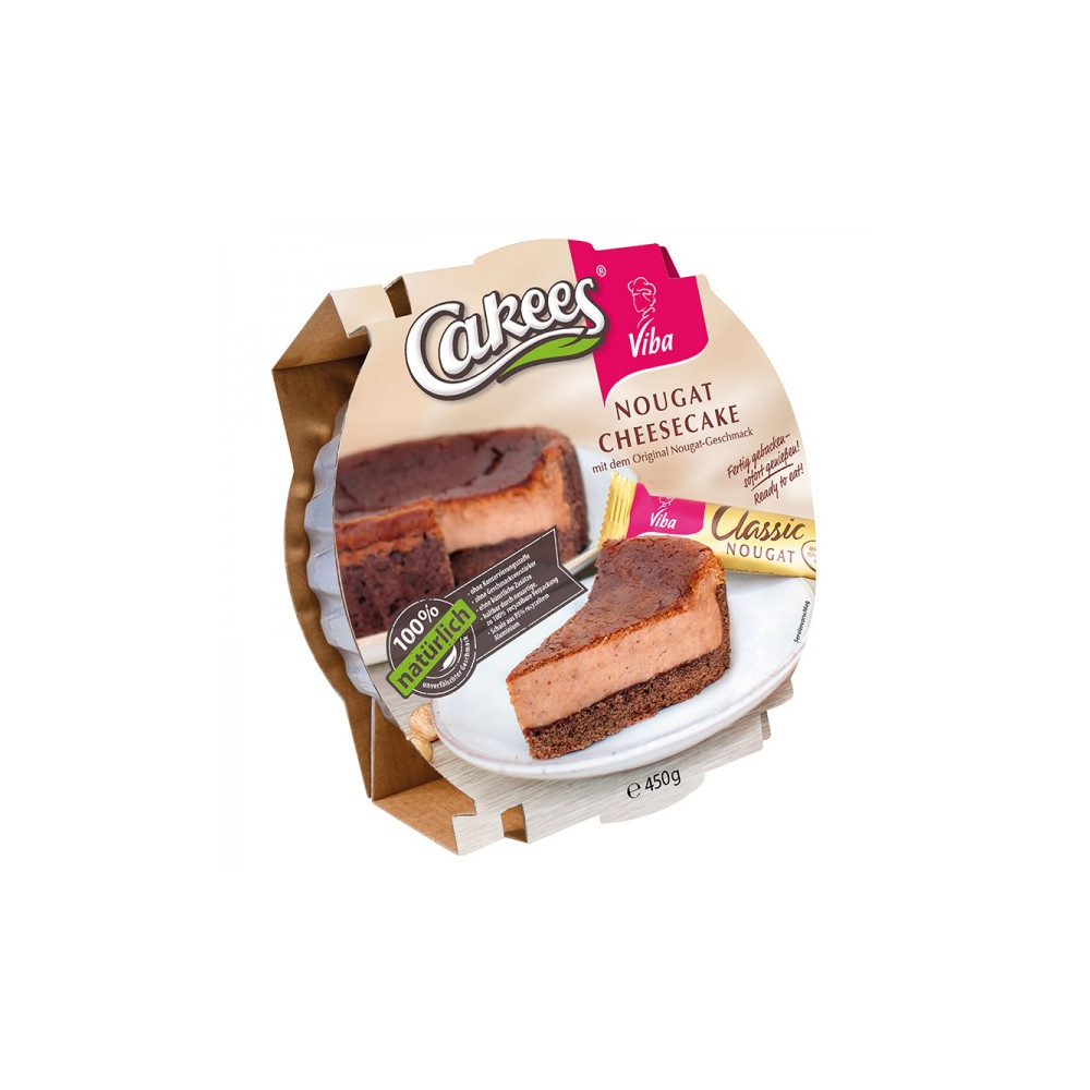 Viba Cakees nougat cheesecake, 450 g