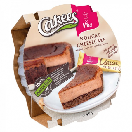 Viba Cakees nougat cheesecake, 450 g