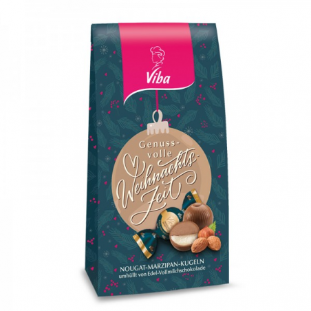 Viba Christmas Time Nougat Marzipan Balls 105 g