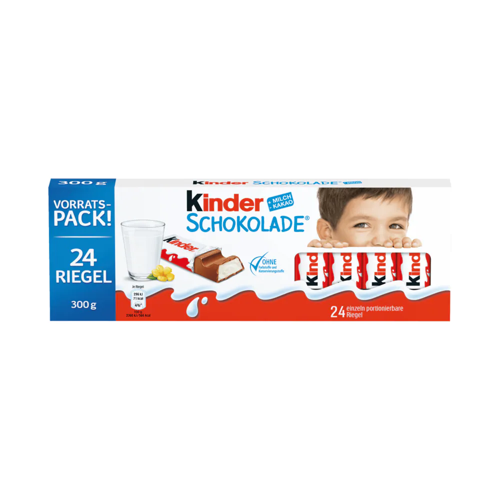 Kinder Chocolate 300 g, 24 pcs