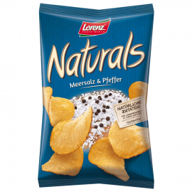 Lorenz Naturals Potato Chips Sea Salt and Pepper 95g