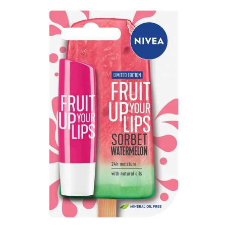Nivea Fruit Up Your Lips Sorbet Watermelon Lip Stick 4.8 g / 5.5 ml