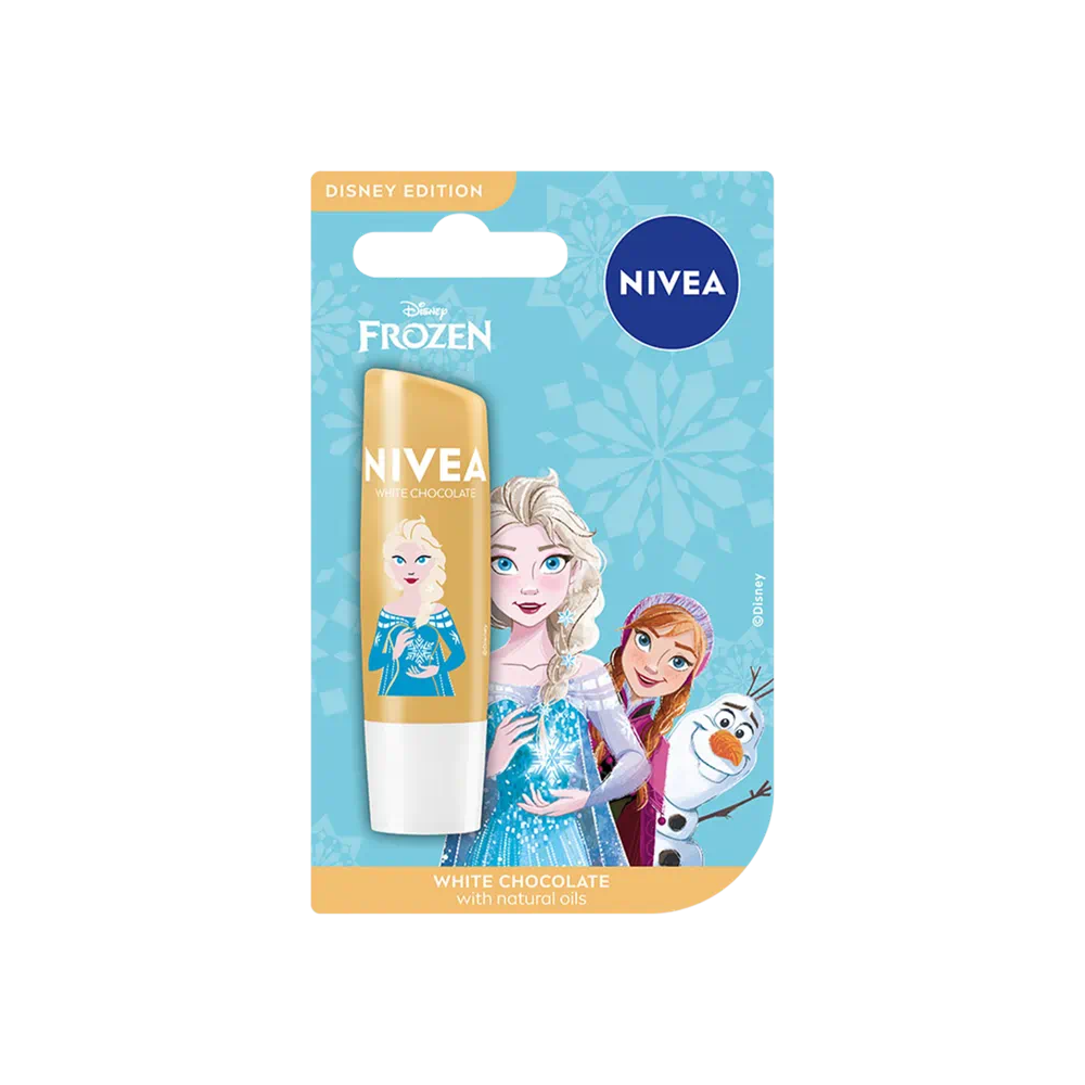 Nivea Limitierte Disney-Edition "Frozen" Weiße Schokolade Lippenbalsam 4,8 g / 5,5 ml