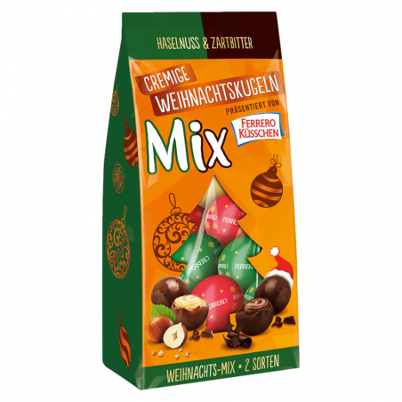 Ferrero Kisses Creamy Christmas Baubles Mix 100 g / 3.5 oz